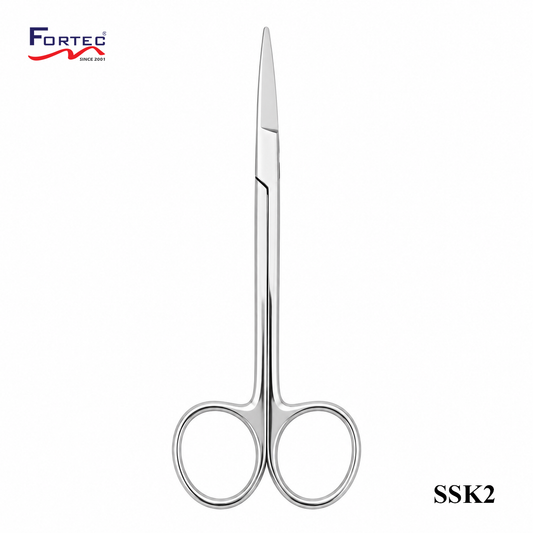 2 Kelly Straight Scissors - Fortec 