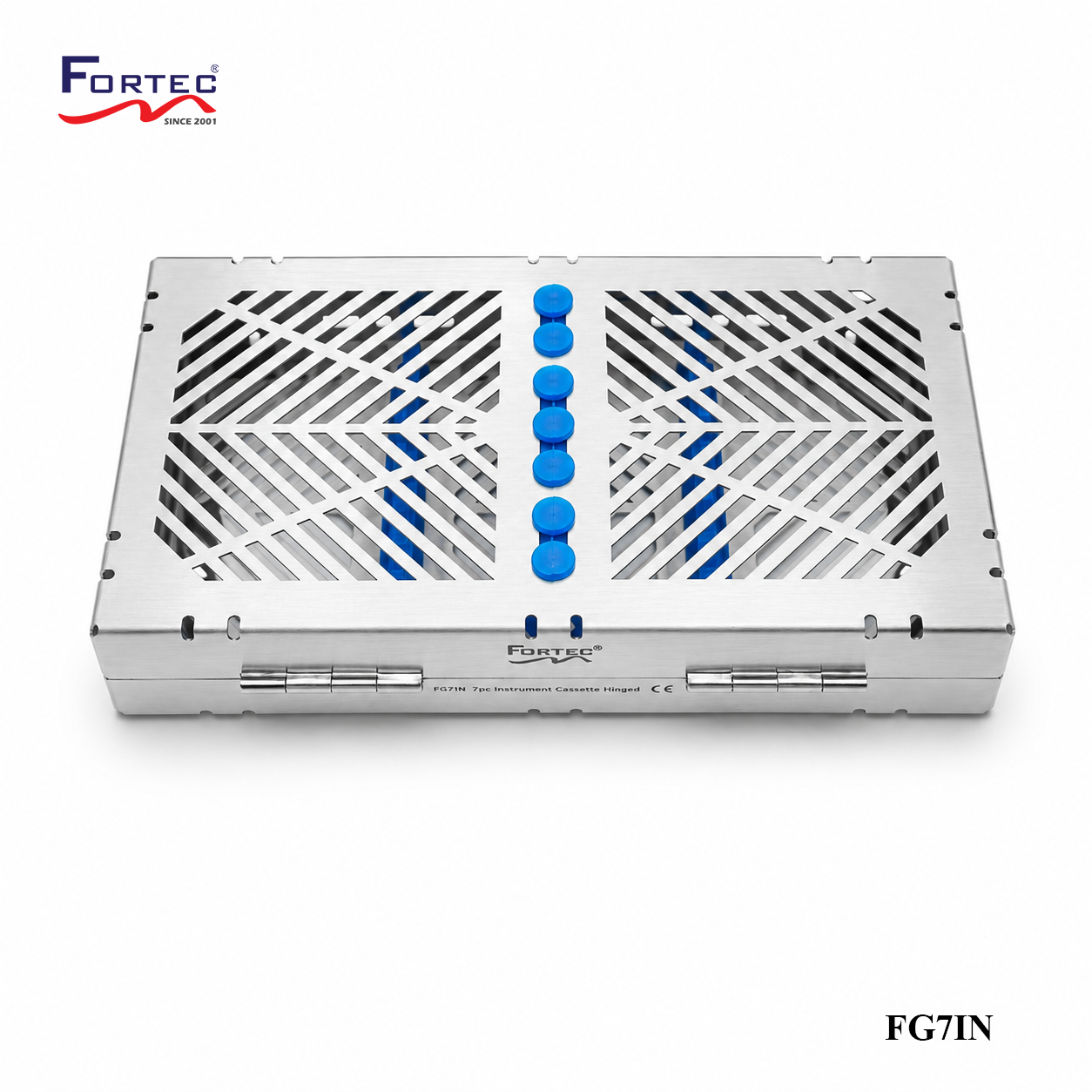 Spider Web series – 7 pc Hinged Instruments Tray - Fortec 