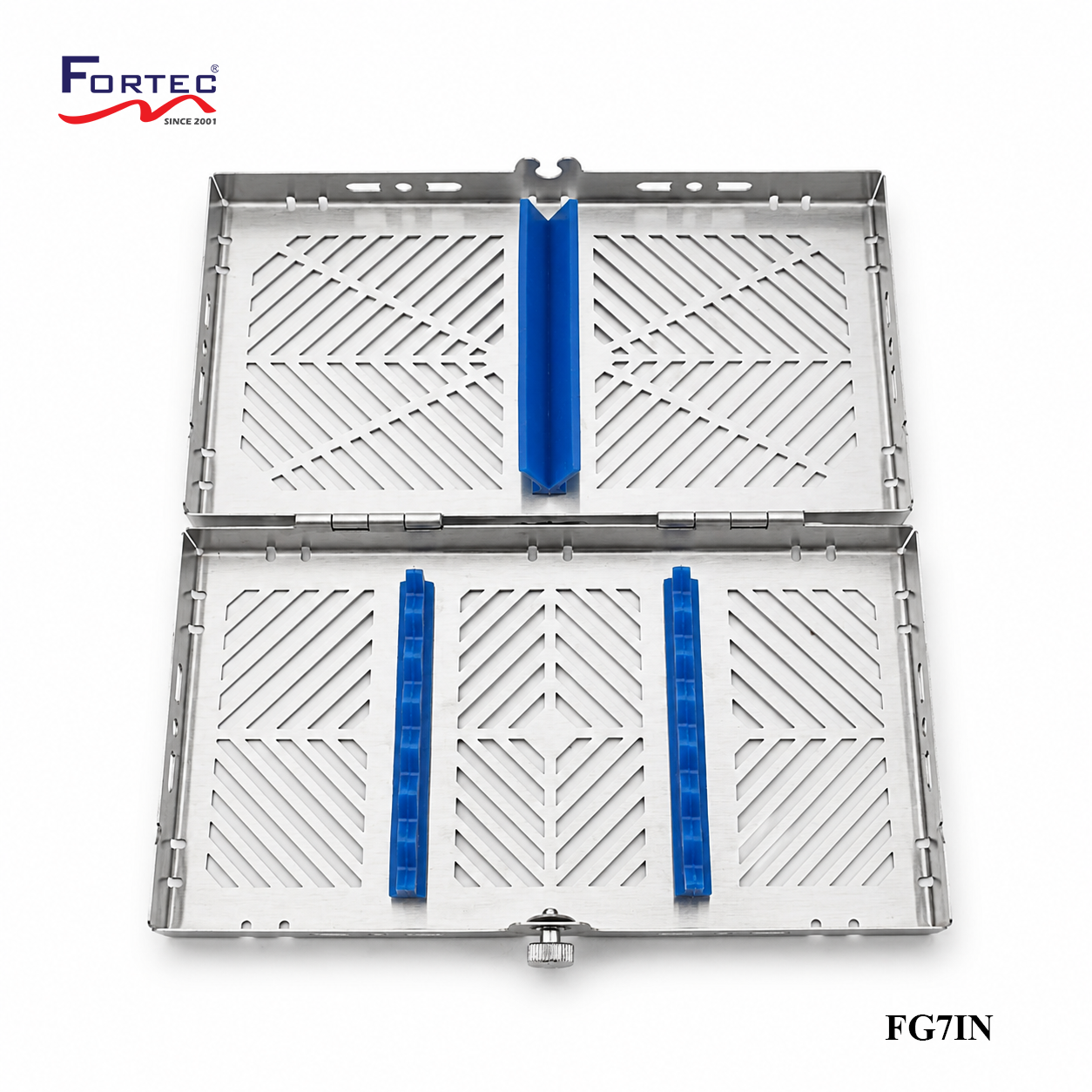 Spider Web series – 7 pc Hinged Instruments Tray - Fortec 