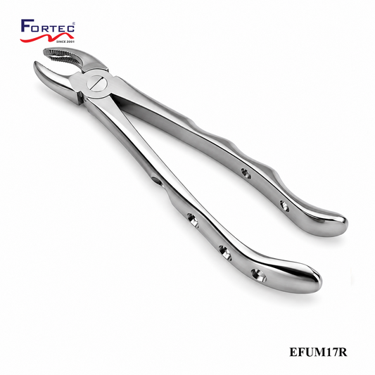 17 European Style Forceps For Upper Molars Right - Fortec 