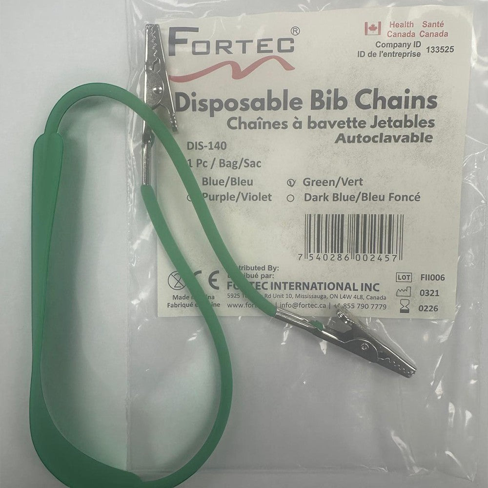 Bib Chains – Autoclavable (1 pc/pk) - Fortec