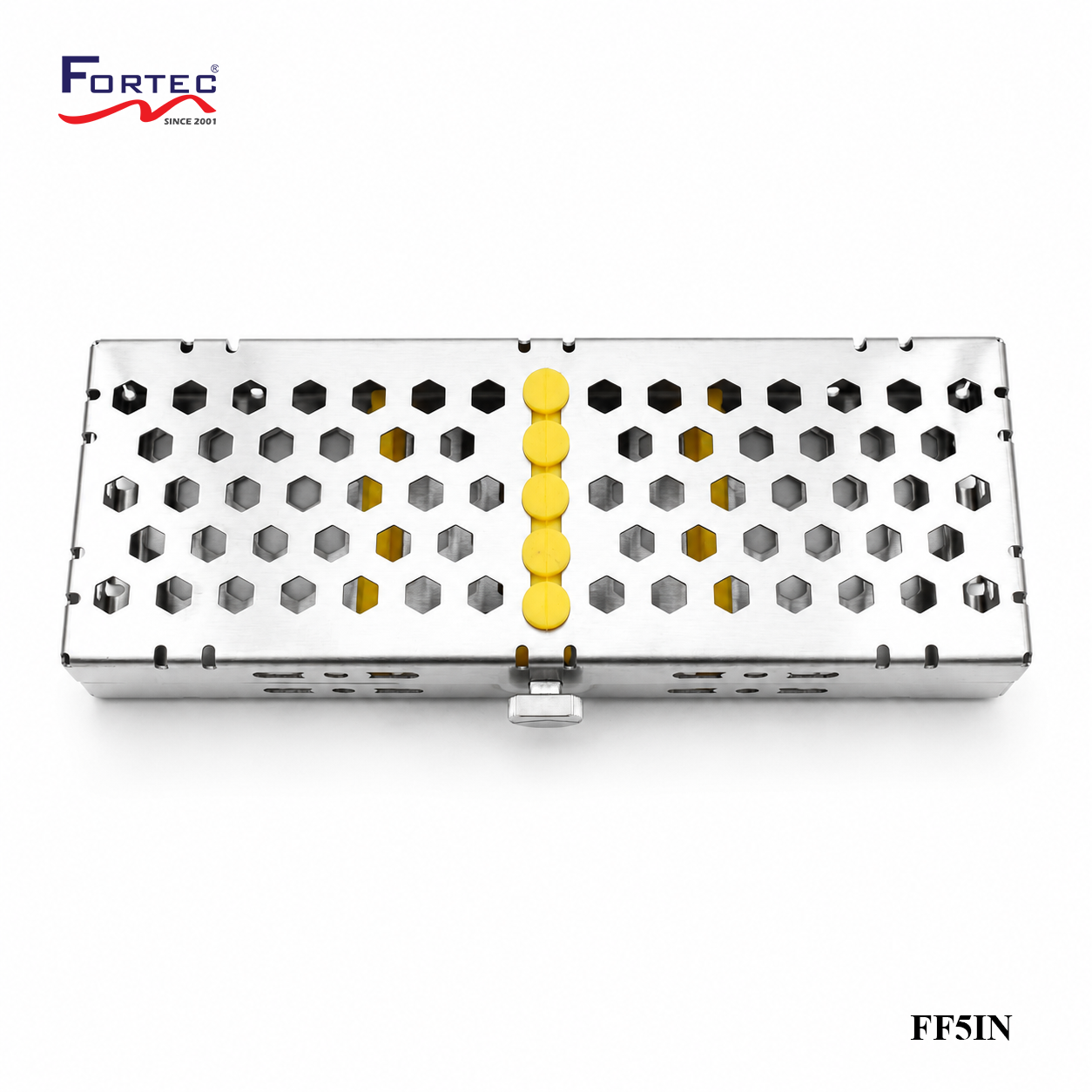 Capsule series – 5 pc Hinged Instruments Tray - Fortec 