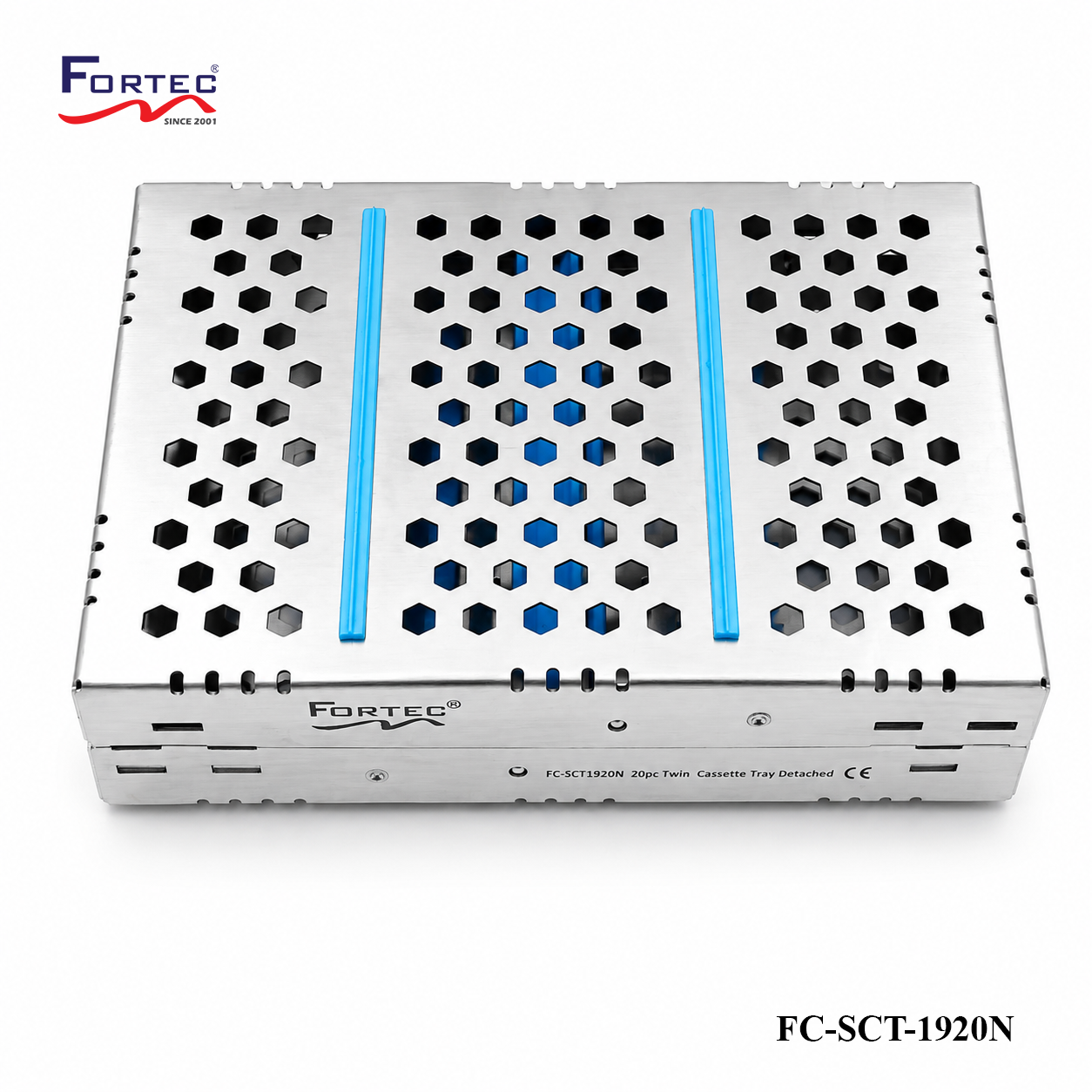 Twin 20pc Detachable Cassette Tray - Fortec 