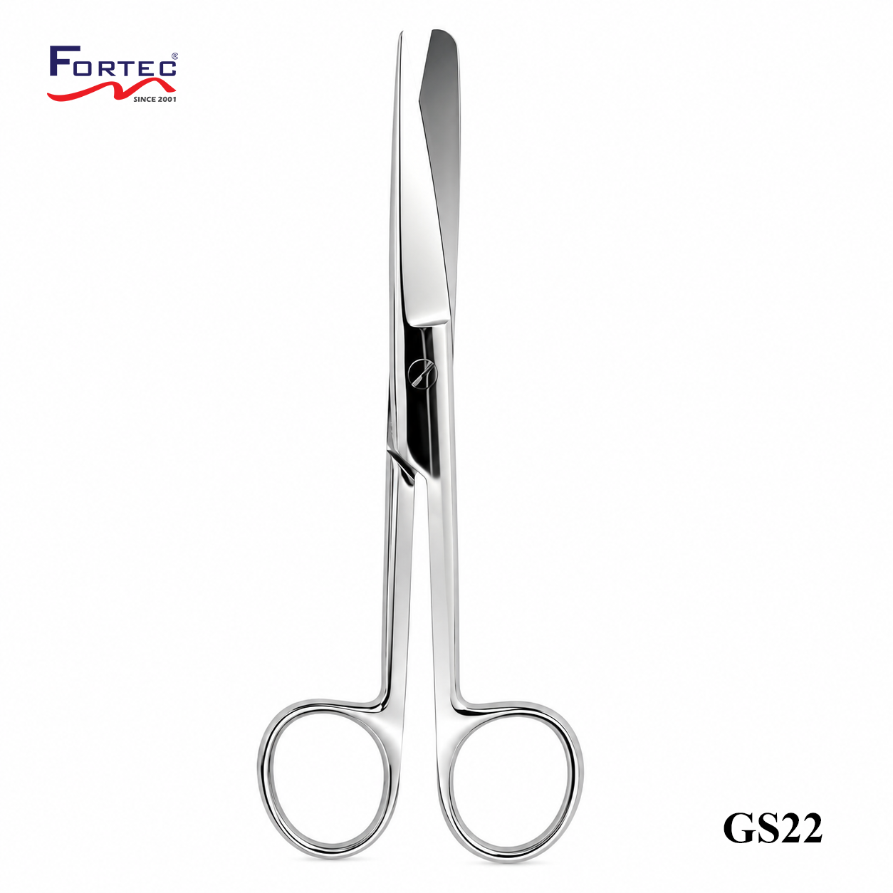 22 Straight / Blunt General Surgical Scissors (14.5cm) - Fortec 