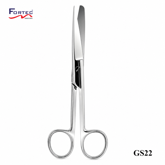 22 Straight / Blunt General Surgical Scissors (14.5cm) - Fortec 