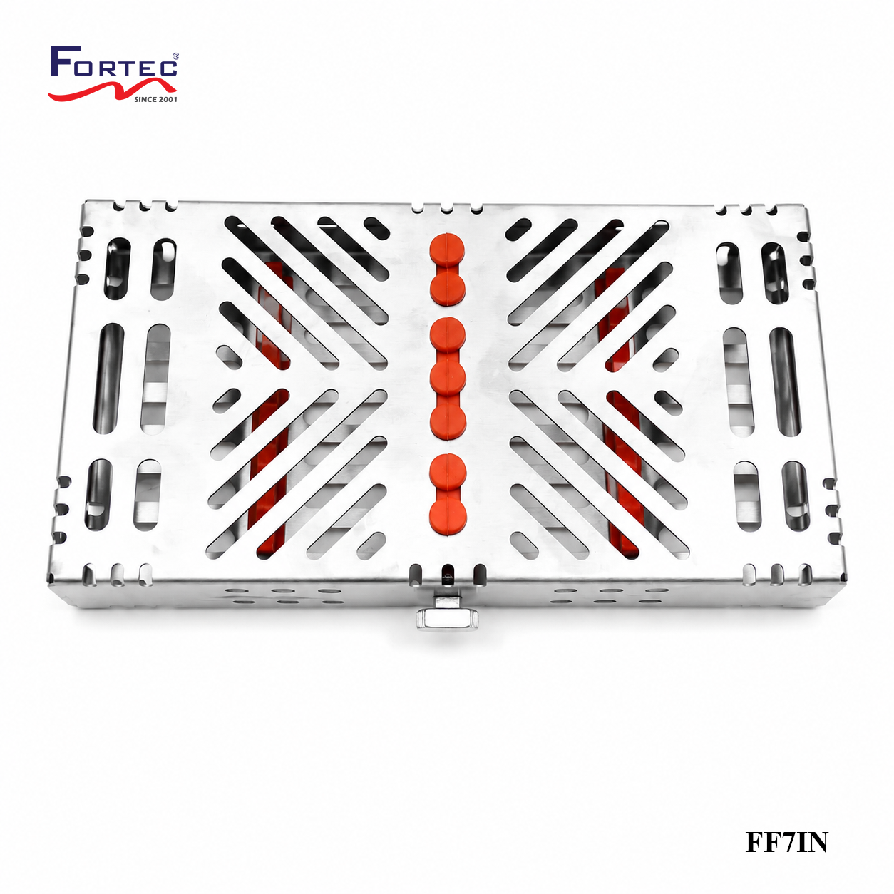 Capsule series – 7 pc Hinged Instruments Tray - Fortec 