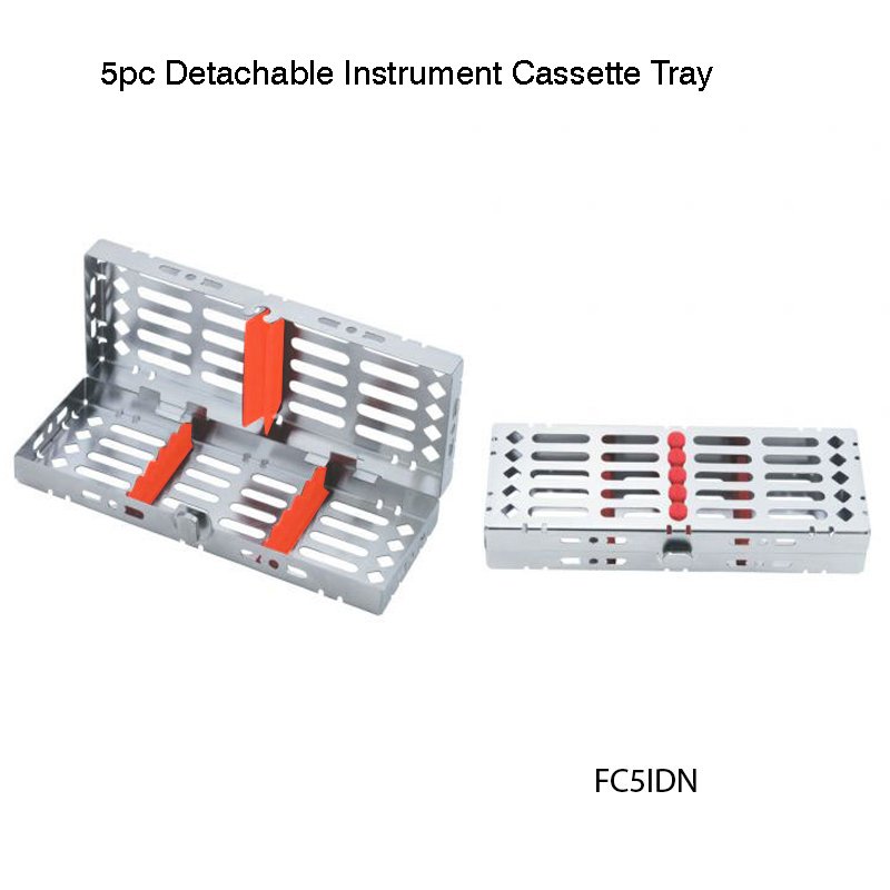 Classic series - 5 pc Detachable Instrument Cassette Tray