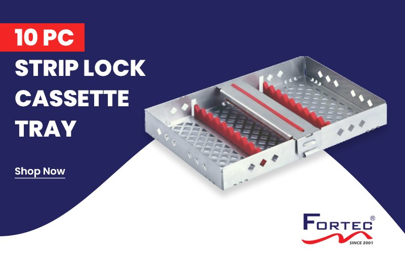 10 pc Strip Lock Cassette Tray