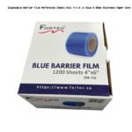 Barrier Film Perforated Sheets / Roll 4 in x 6 in Blue 0.05mm thickness Pape